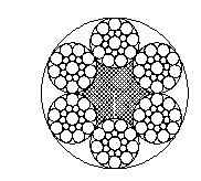 6×19S结构线接触钢丝绳